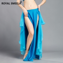 ROYAL SMEELA/皇家西米拉 双开氨纶雪纺摆裙 -6810